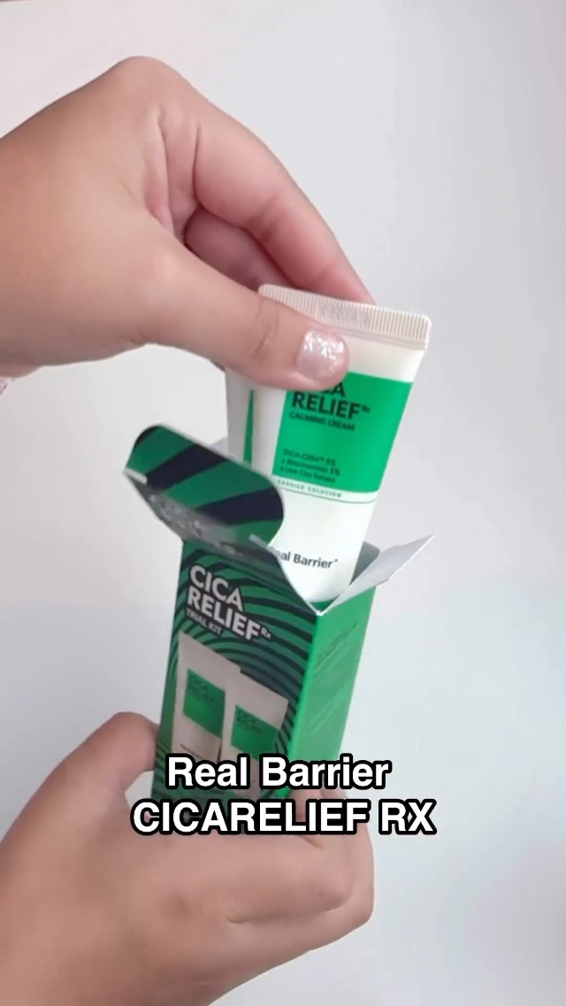 【新品未開封】リアルバリア シカリリーフRxカーミングクリーム 60ml 試してみた】シカリリーフ RX カーミングクリーム Real Barrier